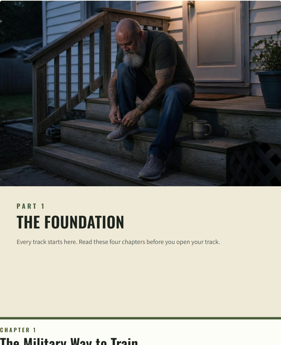 Page from Train Like a Soldier: Part 1, The Foundation